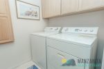 Laundry Room has a washer and dryer for guest use.